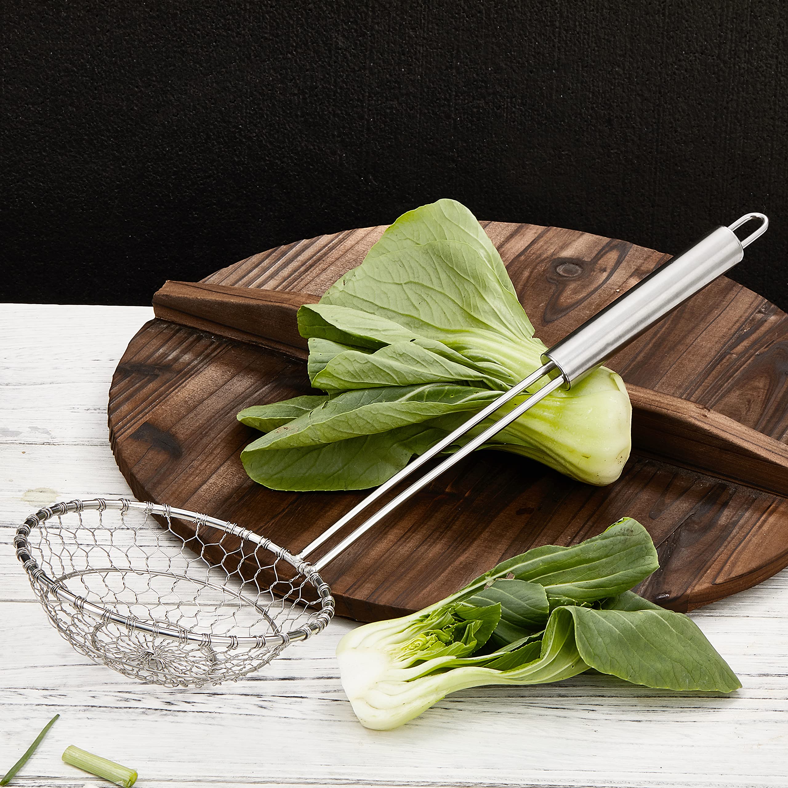 Amazon | Letschef ナイロン製スパチュラお玉セット SS food strainer